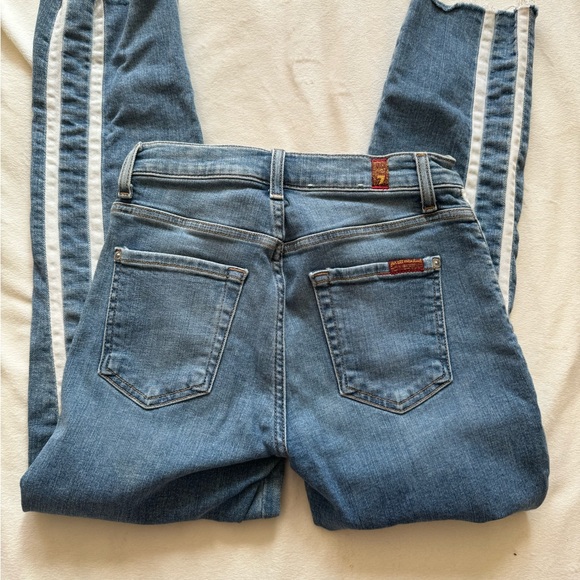 7 for all mankind skinny jeans - Picture 2 of 7